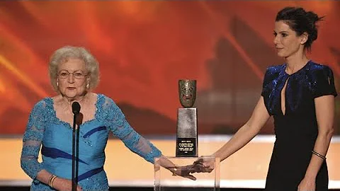 Betty White Screen Actors Guild Life Achievement Award, January 2010--Sandra Bullock
