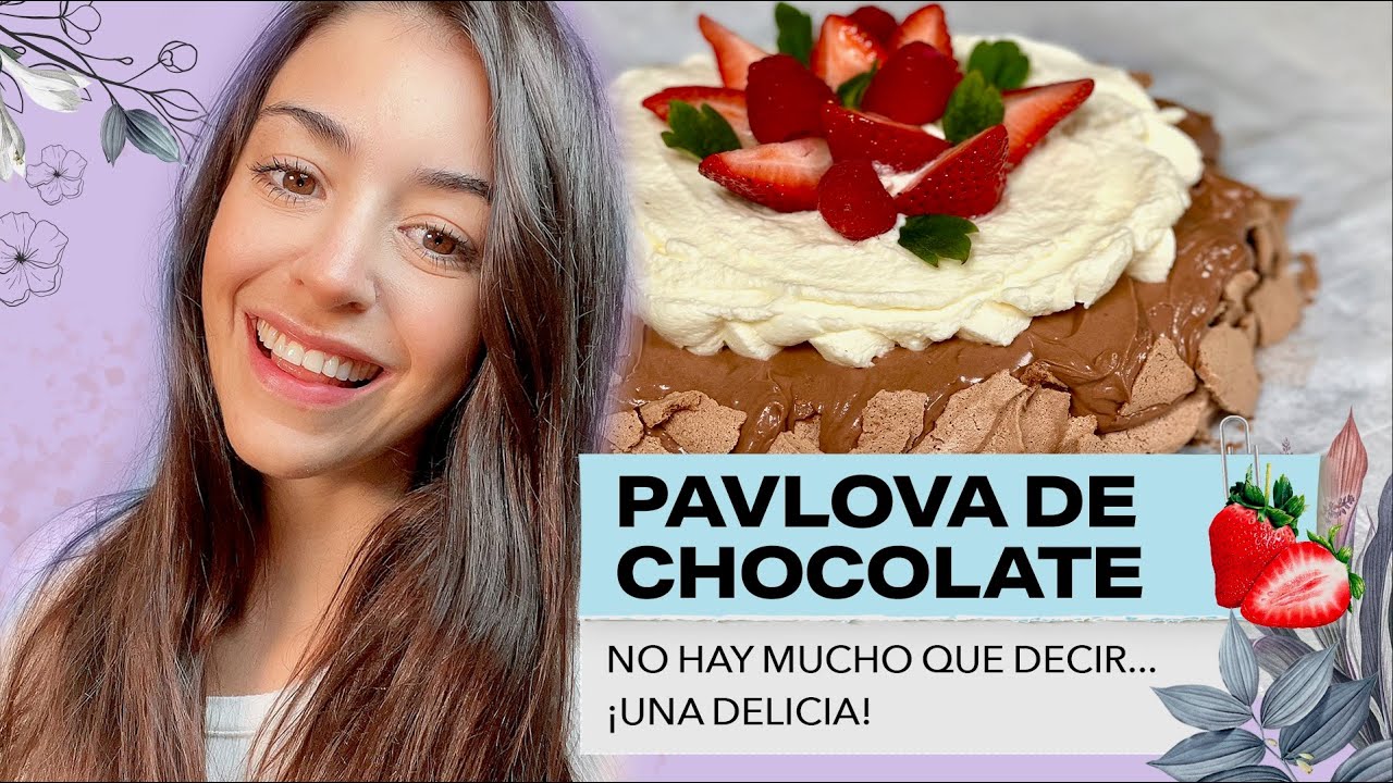 PAVLOVA INCREIBLE DE CHOCOLATE SIN GLUTEN