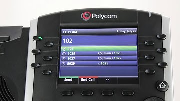 Polycom VVX 400 401 411   Make A Phone Call