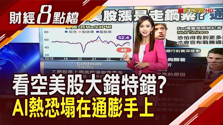 美通膨真在完美下降?证据可能不太够...美股涨势太集中!恐通膨一碰就碎｜【财经8点档】20230725｜非凡新闻 - 天天要闻