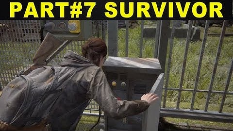 The Last of Us 2 Survivor Mode How To Open Gate / DownTown Seattle NO LISTEN MODE Walkthrough Part 7