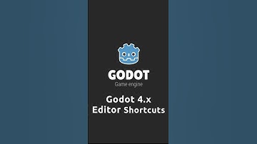 Godot 4.x Editor Shortcuts #gdscript #godot #godot4