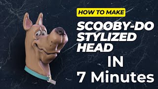 How To Make Scooby Doo Stylized Head