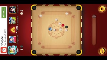 Carrom 4 players game | Carrom pool 2 vs 2 Player game play | carrom game 430