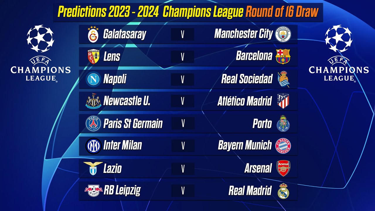 When is the 2023-24 Champions League round of 16 draw? – NBC Los Angeles