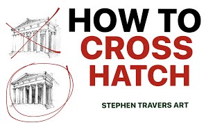 How to Cross Hatch  The Best Cross Hatching Tip