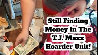 We Are STILL Finding MONEY Inside The TJ Maxx Hoarder Storage Unit!