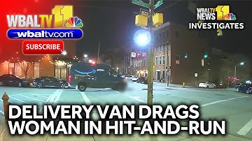 Video shows Amazon delivery van hitting, dragging woman before fleeing