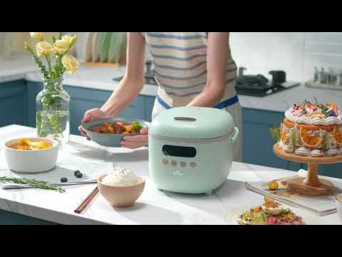 BEAR Rice Cooker DFB-B20K1 4 Cups Uncooked, 3L Digital Rice Maker with  Portable Handle 