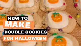 How to make Halloween double cookies