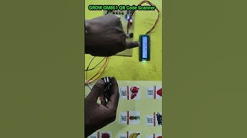 GROW GM861 QR Code Scanner With ESP32 & I2C LCD