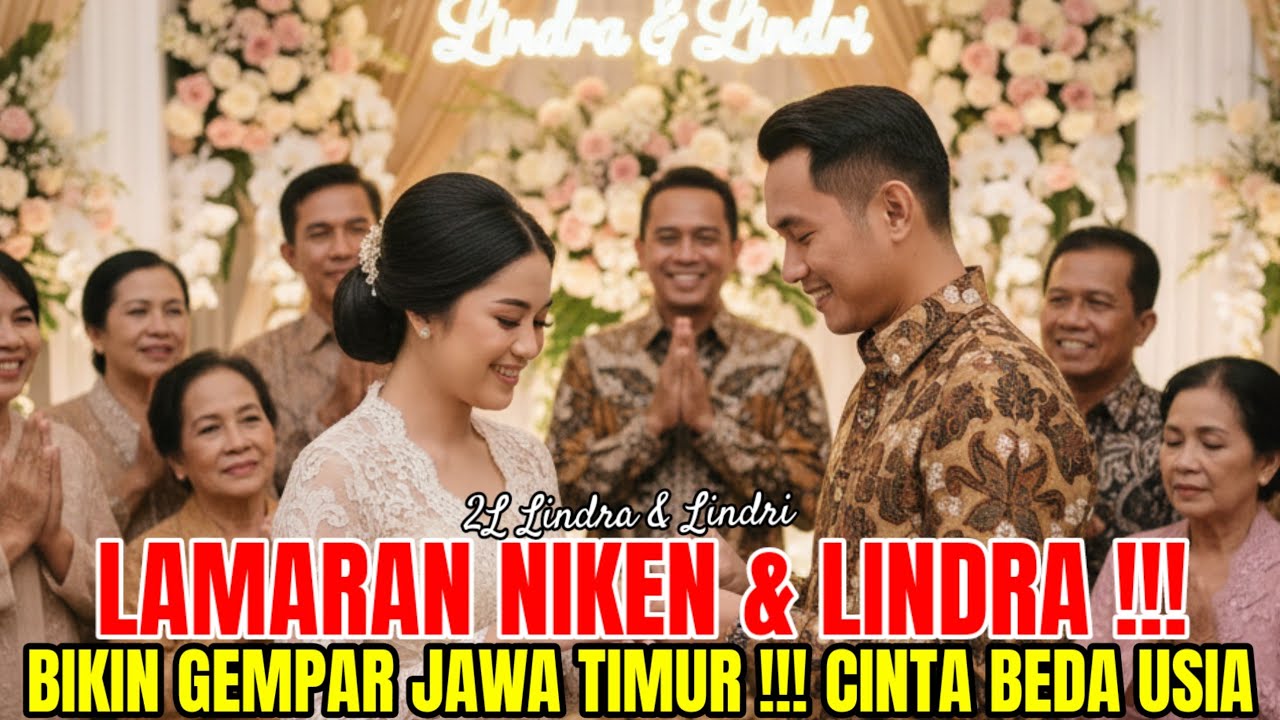 LAMARAN NIKEN SALINDRY & MAS LINDRA BIKIN GEMPAR‼️ BEDA USIA 17 TAHUN TAK HALANGI CINTA 💍❤️