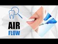 Air Flow чистка эмали зубов [ отбеливающая процедура аппаратом эйр флов ].