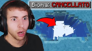 Minecraft, ma I BIOMI VENGONO CANCELLATI...
