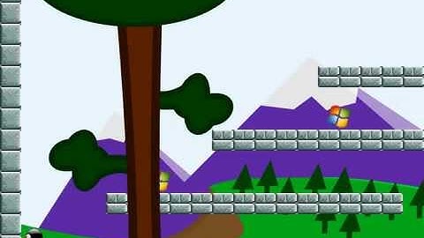 Linux versus Windows platform game created with Pygame