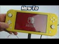 How to Setup the Nintendo Switch Lite for Beginners