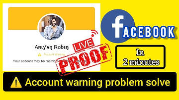 Facebook Account Warning Problem Solved 2021|Facebook Account Restricted Problem Solution|Fb Update