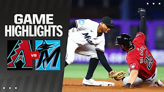 D-backs vs. Marlins Game Highlights (8/21/24) | MLB Highlights thumbnail