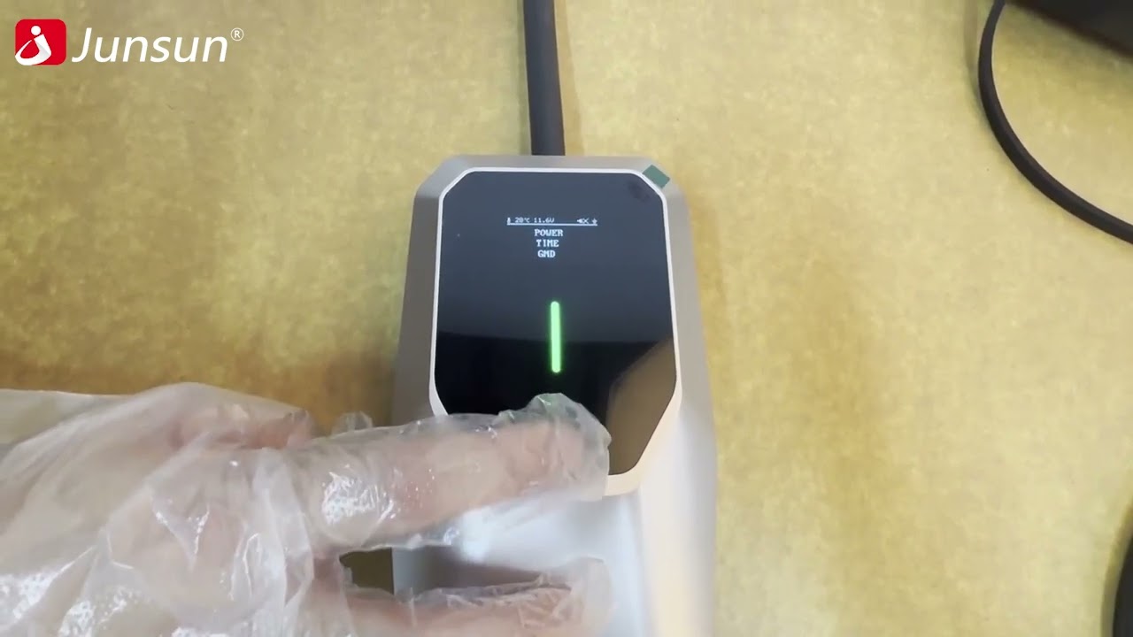 Junsun ev charger type 2 11kw 7KW single phase 100w charger wallbox 22kw type 2 for Dacia VW Hyundai