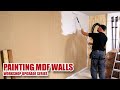 Painting MDF Walls - Workshop Upgrade Part 5