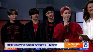 Stray Kids Full Interview + Performance on KTLA 5