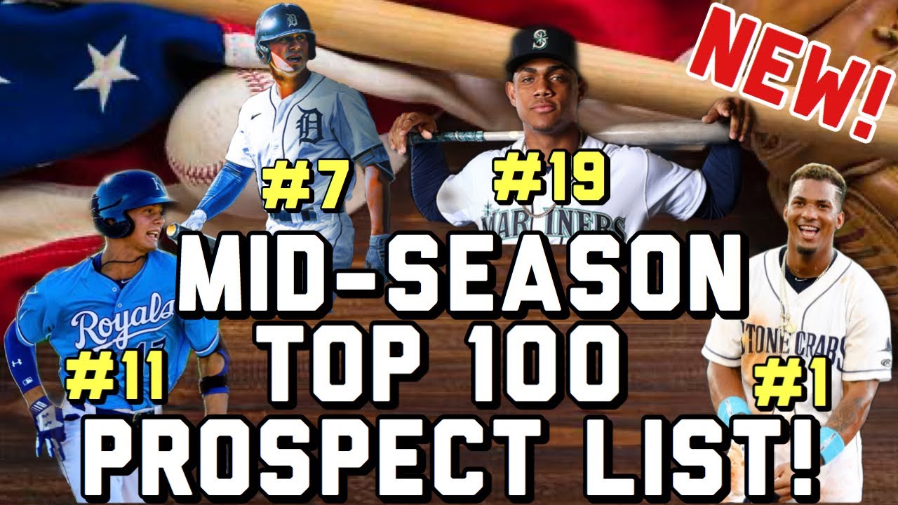 MLB MIDSEASON TOP 100 PROSPECT LIST!! JUST RELEASED!! SPORTS CARD