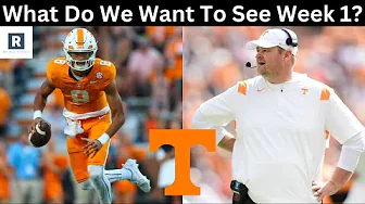Tennessee Vols vs Chattanooga | What Do We Want To See? | Tennessee Football Week 1 Preview thumbnail