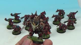 Blood Bowl Gouged Eye Orc Team plus Forge World Star Players
