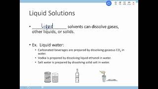 General Chemistry II - Chapter 13 Part 2