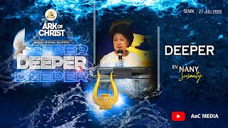 Download Lagu DEEPER - Ev. Nany Susanty I 21 Juli 2025 MP3 Download Lagu DEEPER - Ev. Nany Susanty I 21 Juli 2025 MP3