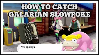 How To Catch Galarian Slowpoke in Pokemon Sword and Shield! @TieTieTV