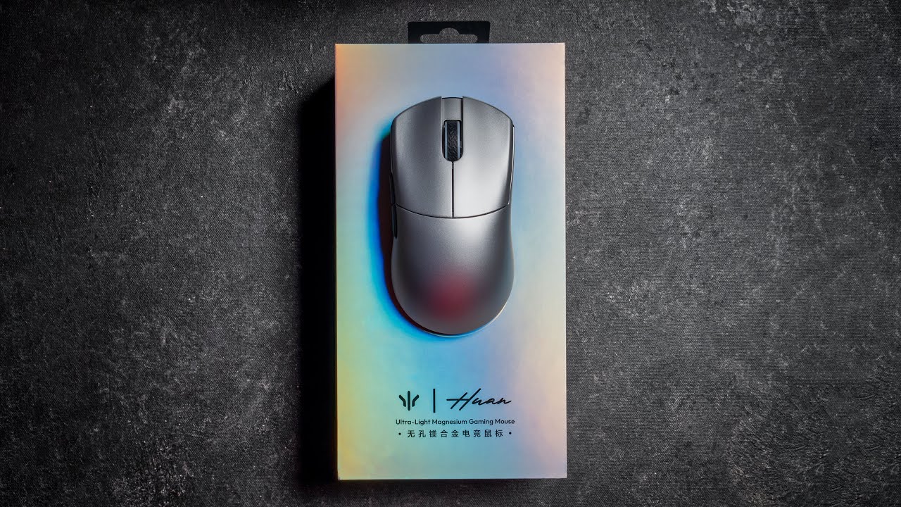 Stainless Magnesium Alloy - WLMOUSE HUAN Gaming Mouse - YouTube