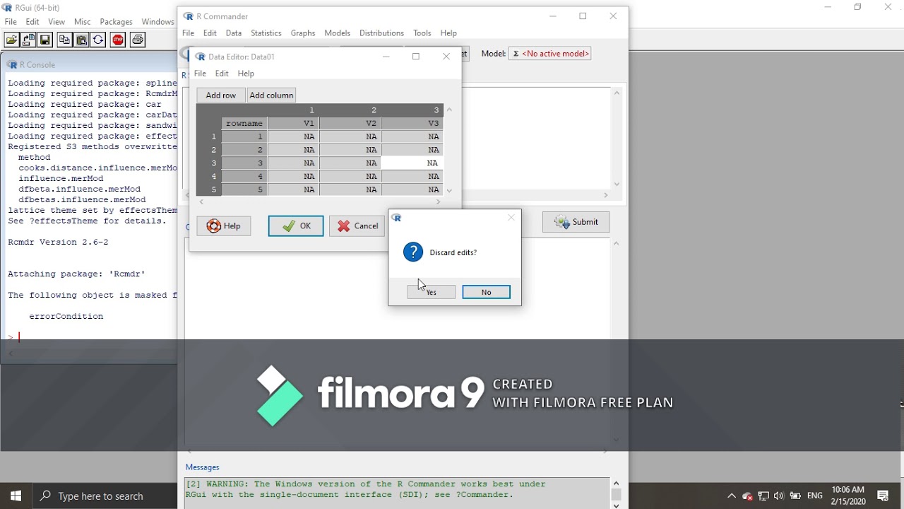 Import Data set in R commander Ep.116 - YouTube