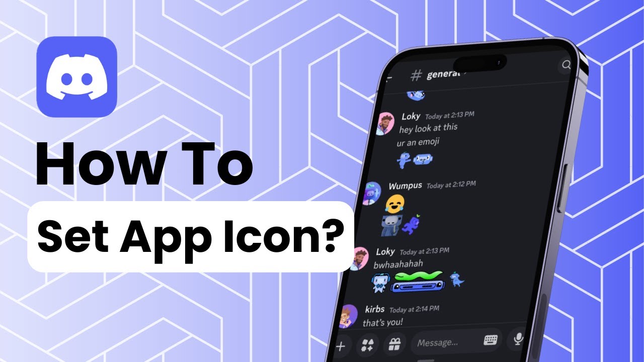 Computer Icon On Discord How To Set App Icon On Discord? - YouTube