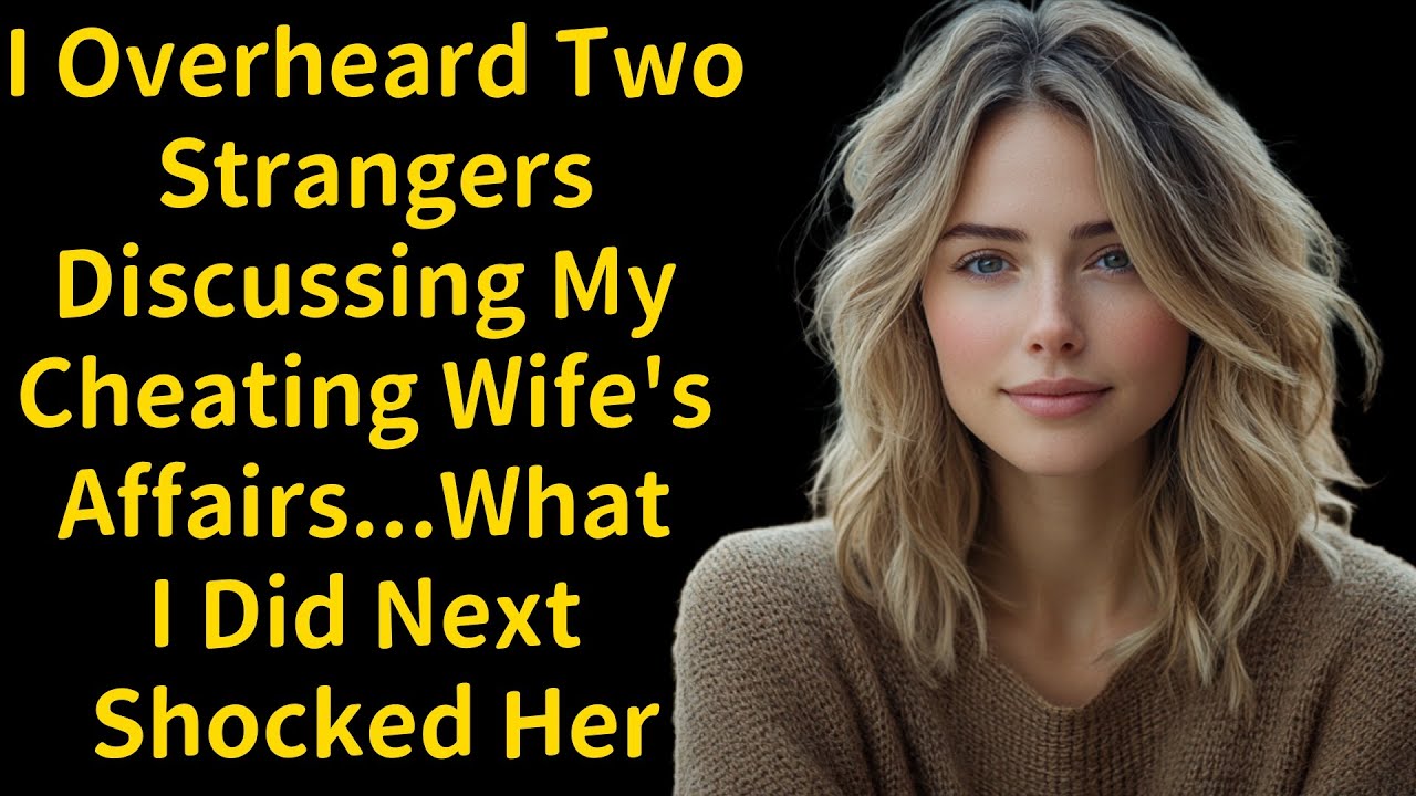 I Overheard Two Strangers Discussing My Cheating Wife's Affairs...What I Overheard Two Strangers Discussing My Cheating Wife's Affairs...What