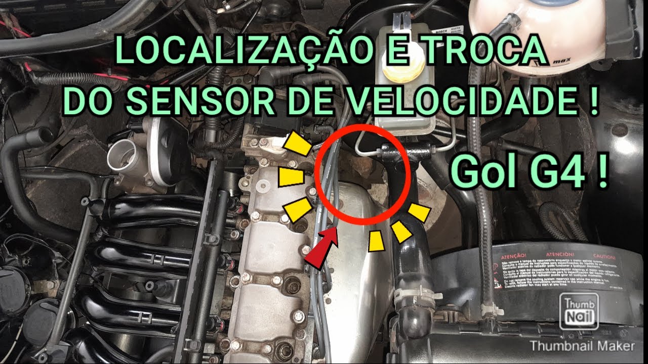 COMO TROCAR O SENSOR DE VELOCIDADE VW GOL G4 ! - YouTube