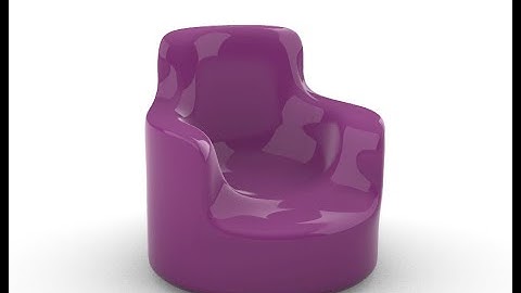 Rhinoceros Rhino 7 SubD  Simple sofa chair