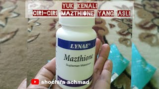 mazthione..kenali yuk ciri - ciri mazthione yang asli 😉