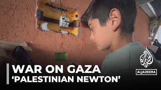 Palestinian boy named 'Newton of Gaza' generates electricity amidst ruins of war