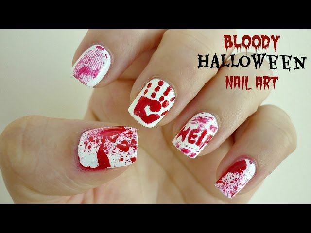 Gorgeous Halloween Nails Blood Pictures