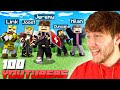 Minecraft Spelen Met 100 YouTubers!