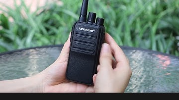TIDRADIO TD-60 walkie talkies Detailed Operation
