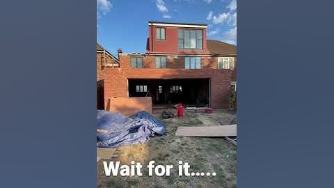 How our house extension is going so far