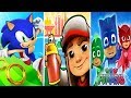 Sonic Dash vs Subway Surfers vs PJ Masks Moonlight Heroes