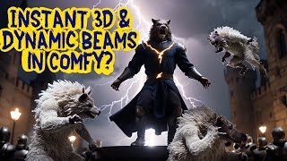 ComfyUI Werewolf Edition: Unleash the beast with instant 3D Views and Dynamic Beaming