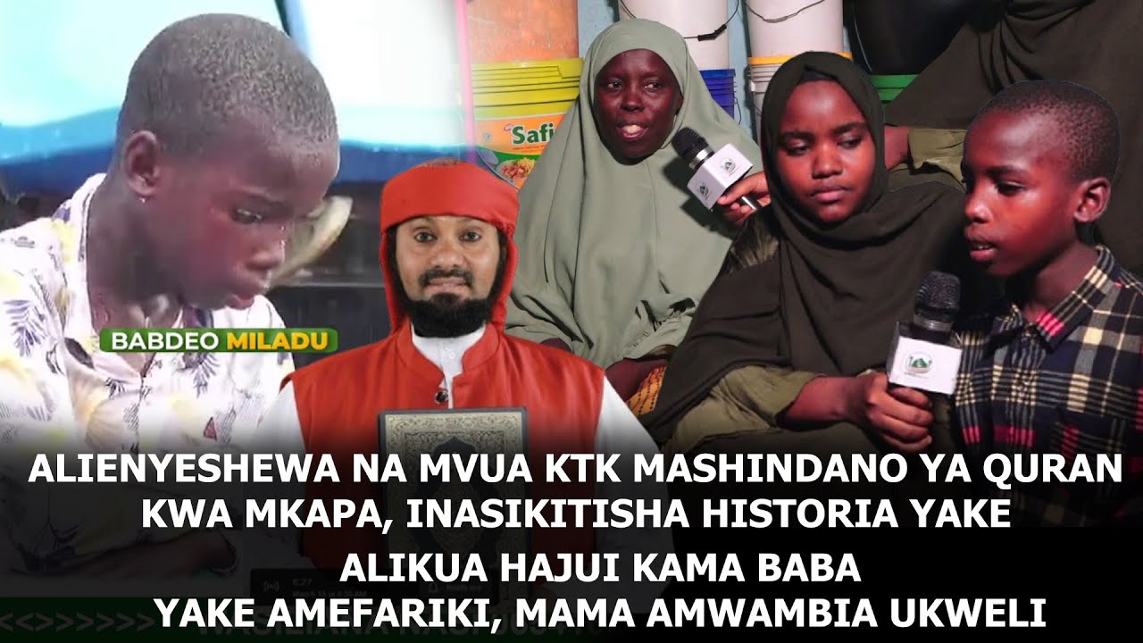 MAISHA YA MTOTO ALIENYESHEWA NA MVUA, MAMA YAKE AMUELEZA UKWELI KIFO CHA BABA YAKE,