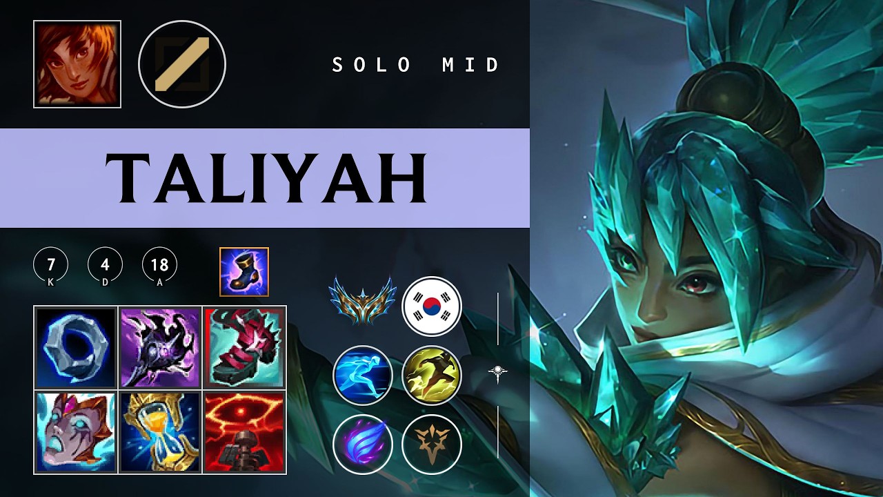 Taliyah Mid vs Ambessa - KR Challenger Patch 26.03