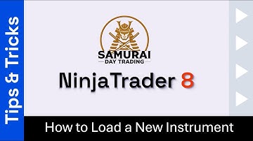 😍 How to Add New Instruments in NinjaTrader 8 | Fast Chart Setup for Day Traders