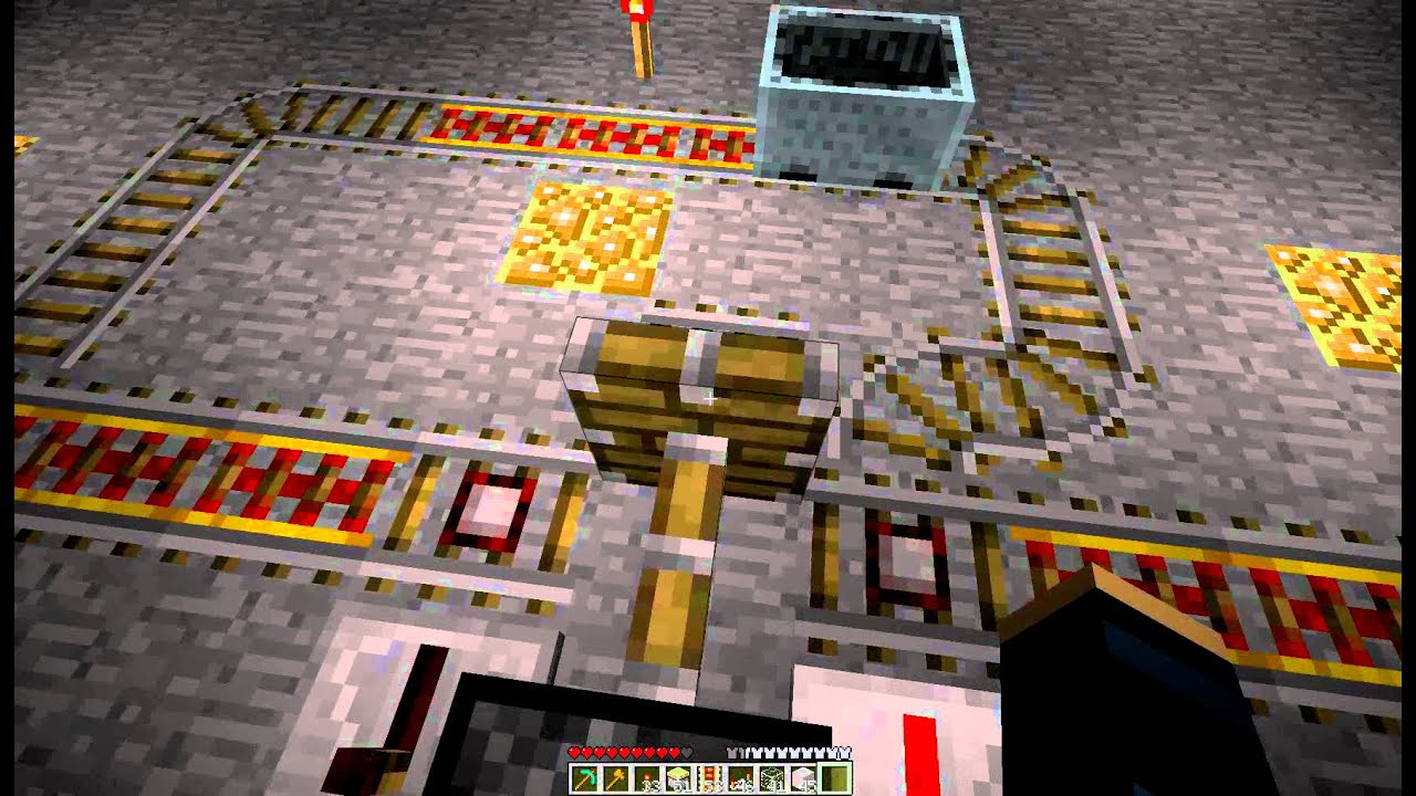 Minecraft Pistons Moving track onthefly YouTube