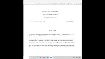 Revaluation results || Vith sem B Arch || Calicut University